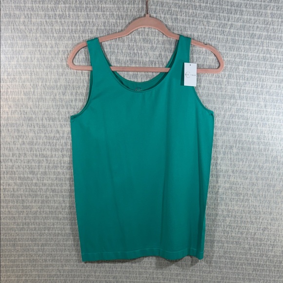 Cato Teal Sleeveless Tank Top - Picture 1 of 4